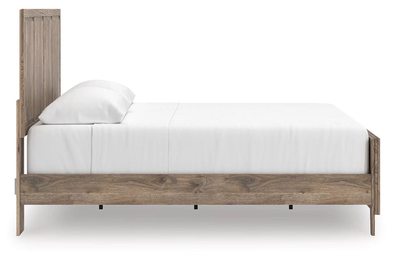 Stanziford King Panel Bed In Brown NCB2260B6