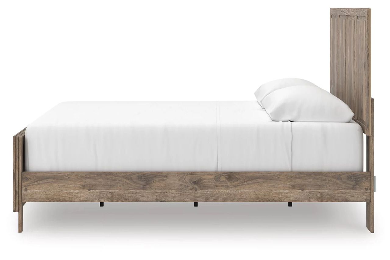 Stanziford King Panel Bed In Brown NCB2260B6