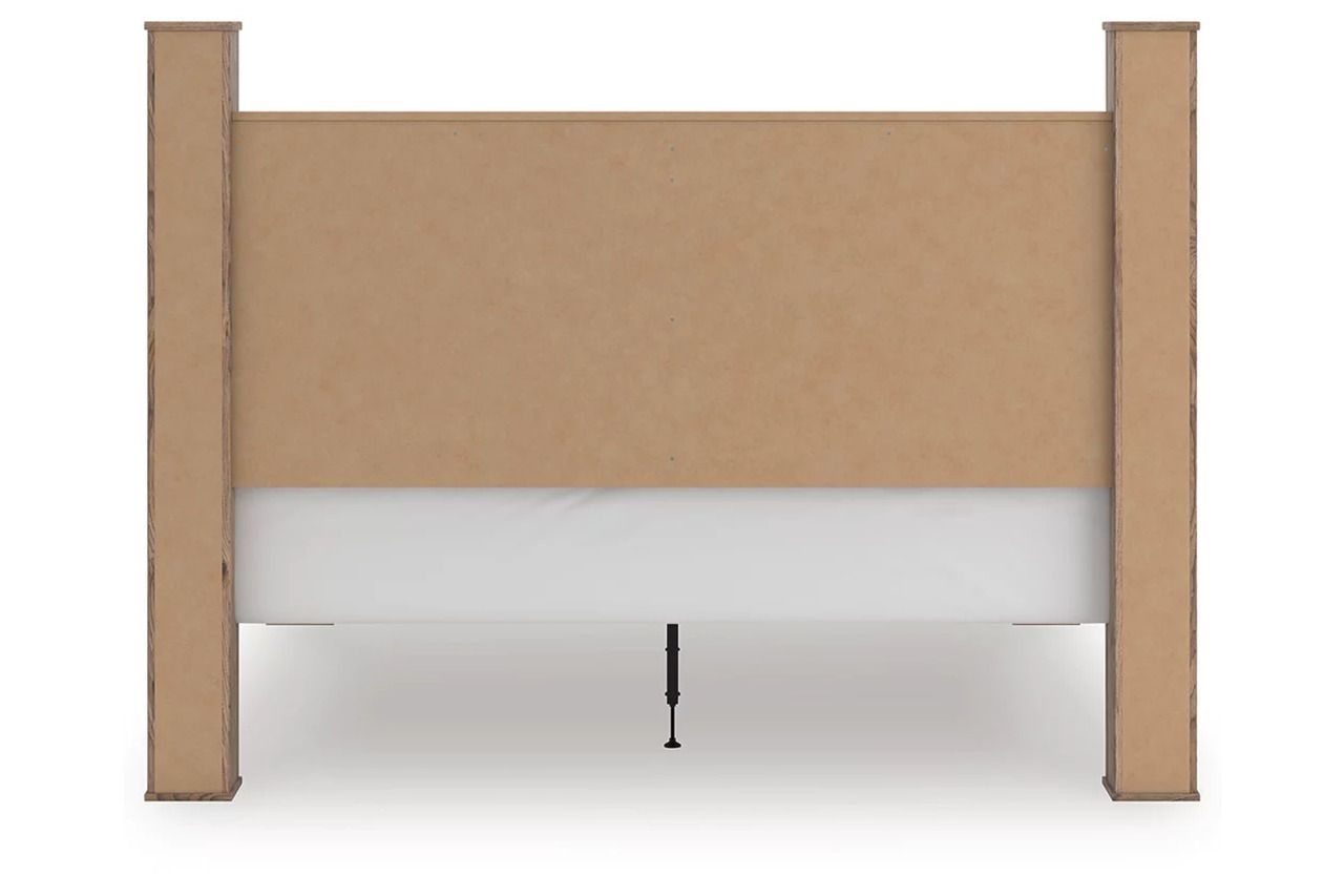 Stanziford King Poster Bed In Brown NCB2260B7