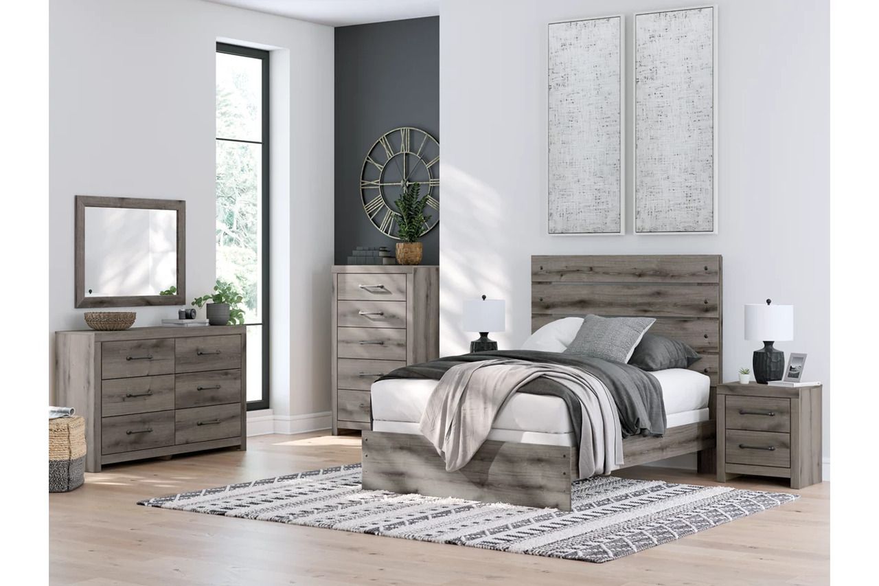 Fondenlane Bedroom Mirror In Brown Gray NCB240536