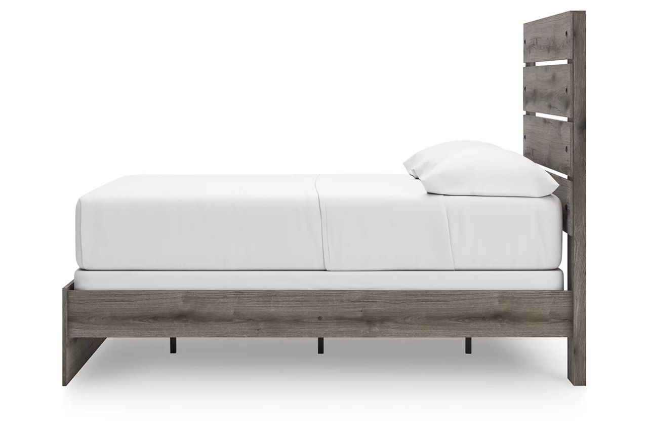 Fondenlane Full Panel Bed In Brown Gray NCB2405B13