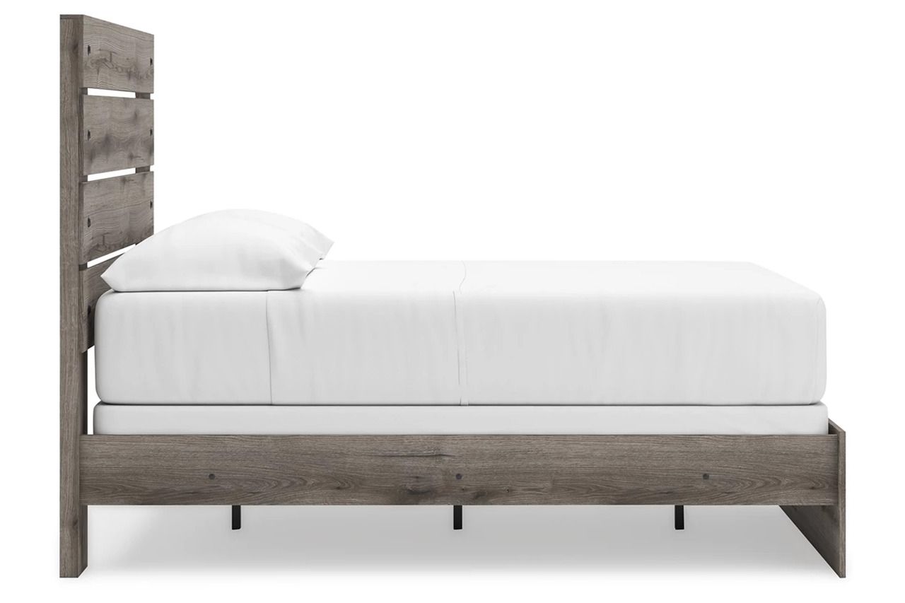 Fondenlane Full Panel Bed In Brown Gray NCB2405B13