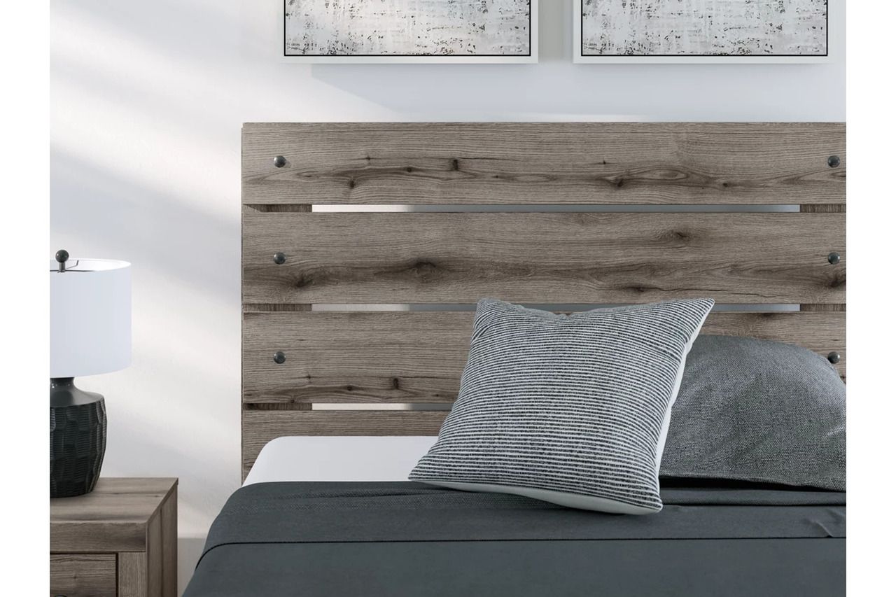 Fondenlane Full Panel Storage Bed In Brown Gray NCB2405B16