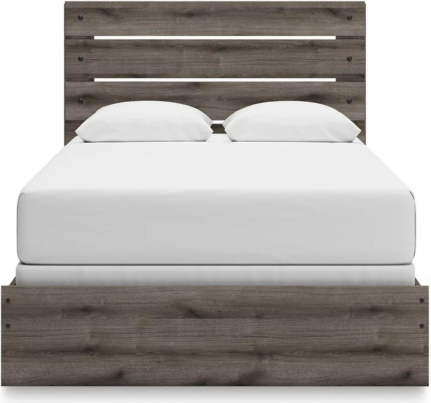 Fondenlane Queen Panel Bed In Brown Gray NCB2405B2