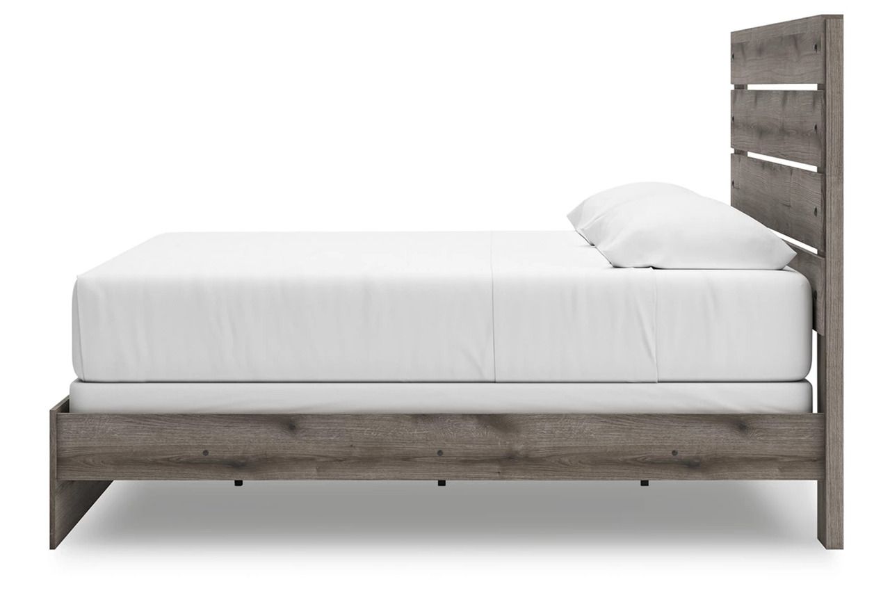 Fondenlane King Panel Bed In Brown Gray NCB2405B8