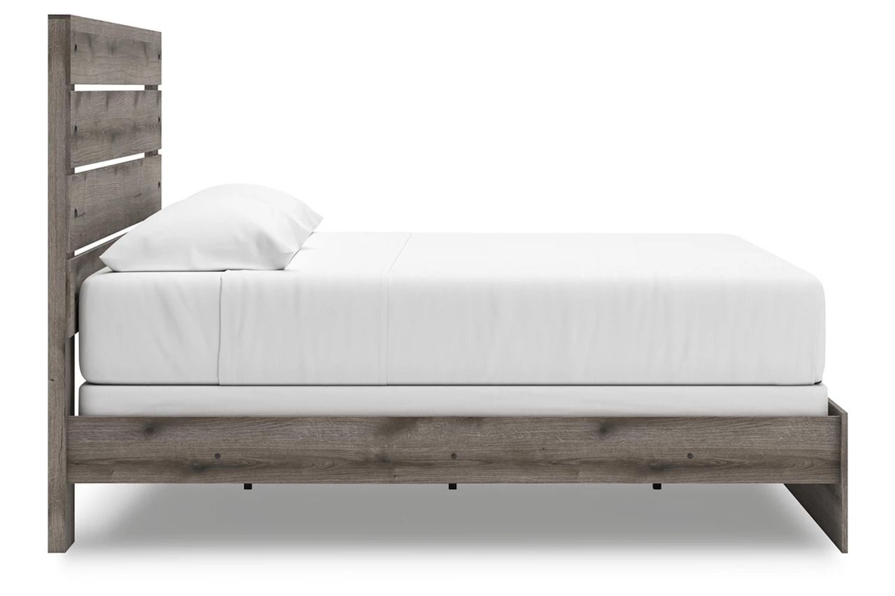 Fondenlane King Panel Bed In Brown Gray NCB2405B8