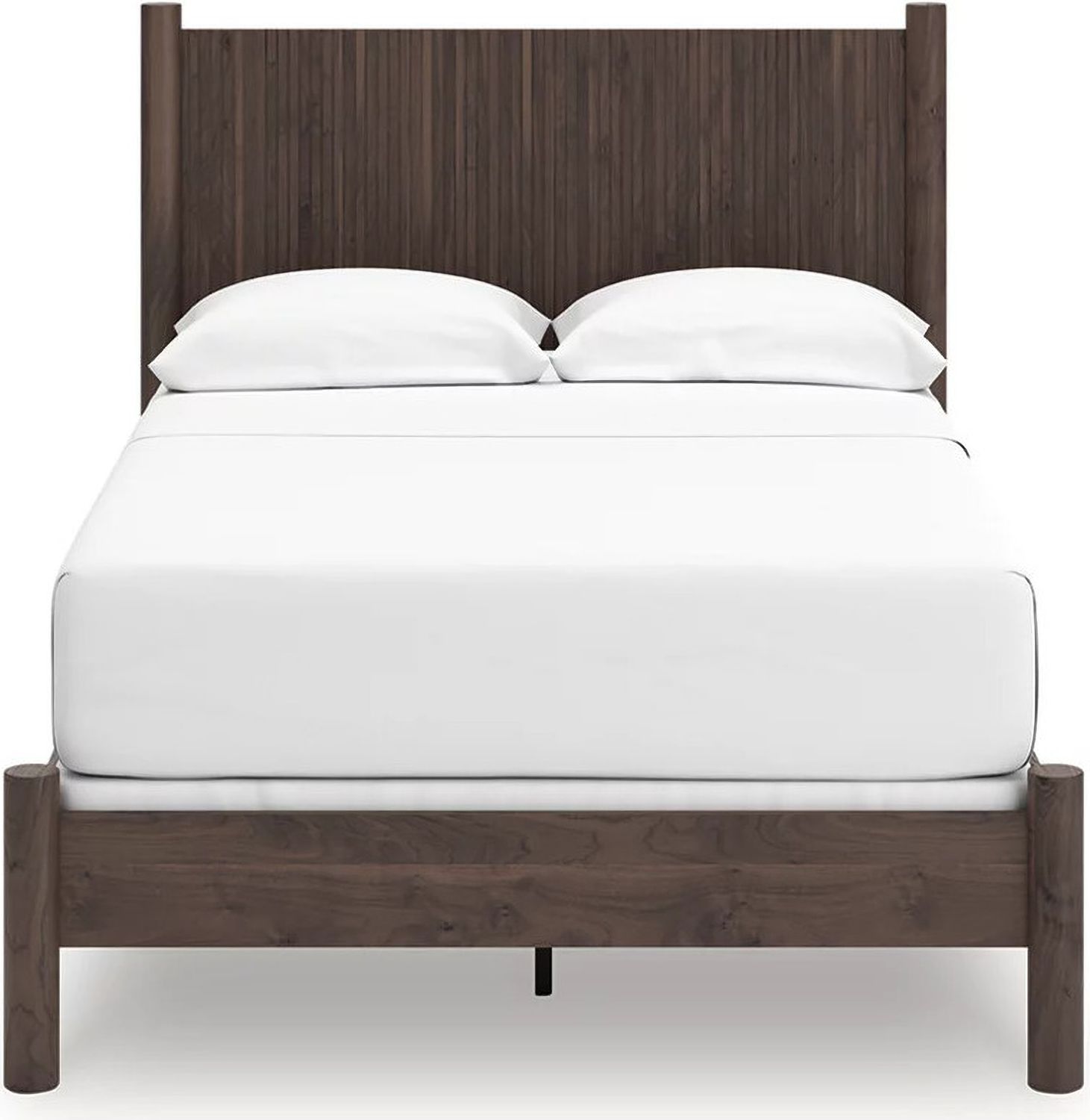 Symarro Full Panel Bed In Brown NCB2614B16