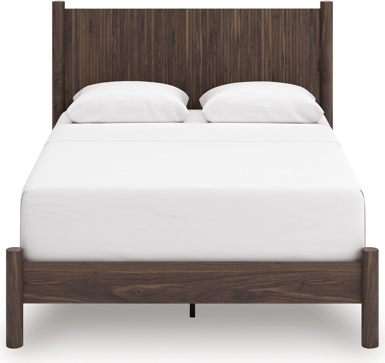 Symarro Queen Panel Bed In Brown NCB2614B18