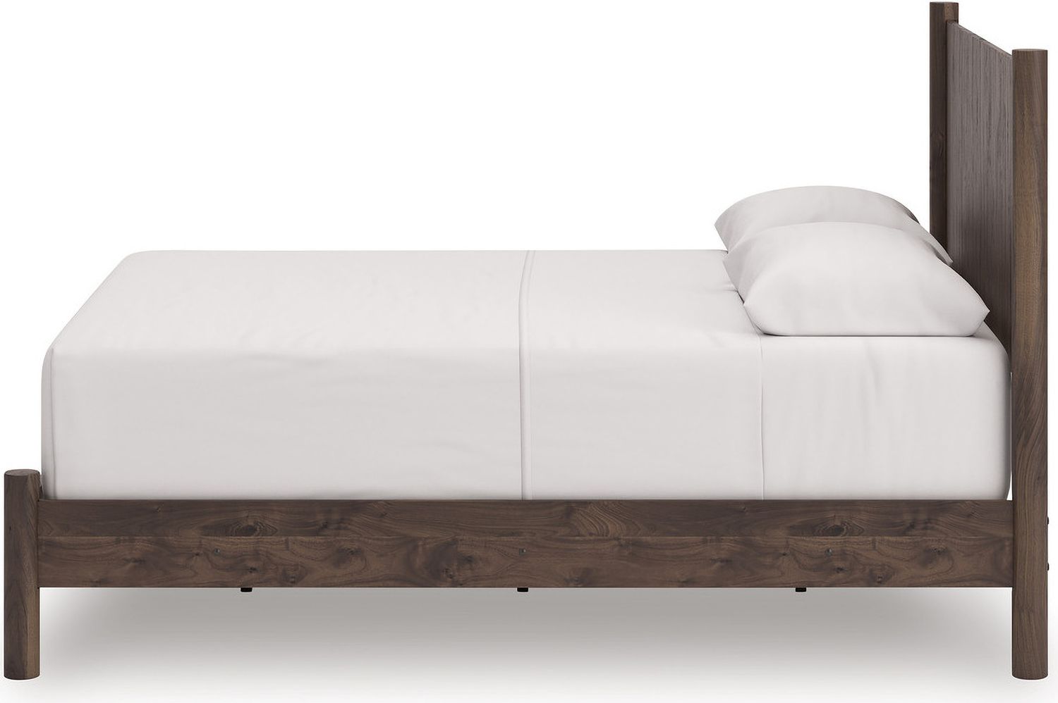 Symarro Queen Panel Bed In Brown NCB2614B18