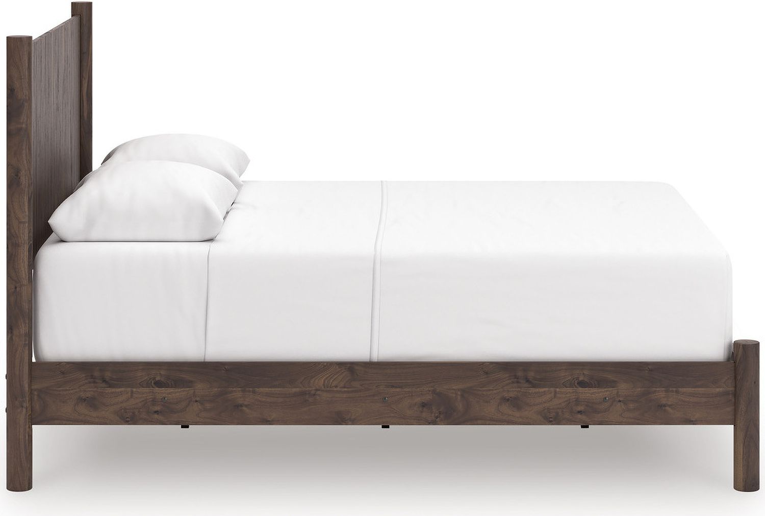 Symarro Queen Panel Bed In Brown NCB2614B18