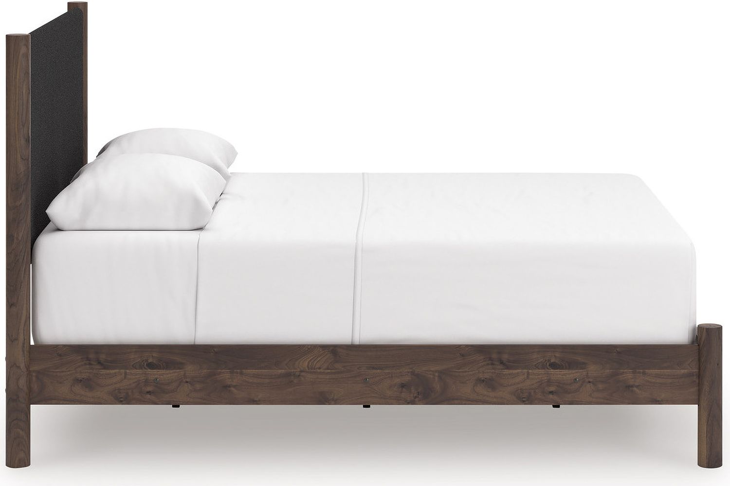 Symarro Queen Upholstered Panel Bed In Brown NCB2614B24