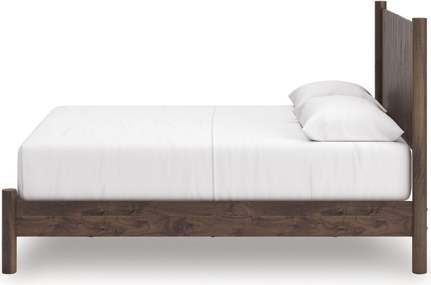 Symarro Queen Panel Platform Bed In Brown NCB2614B6