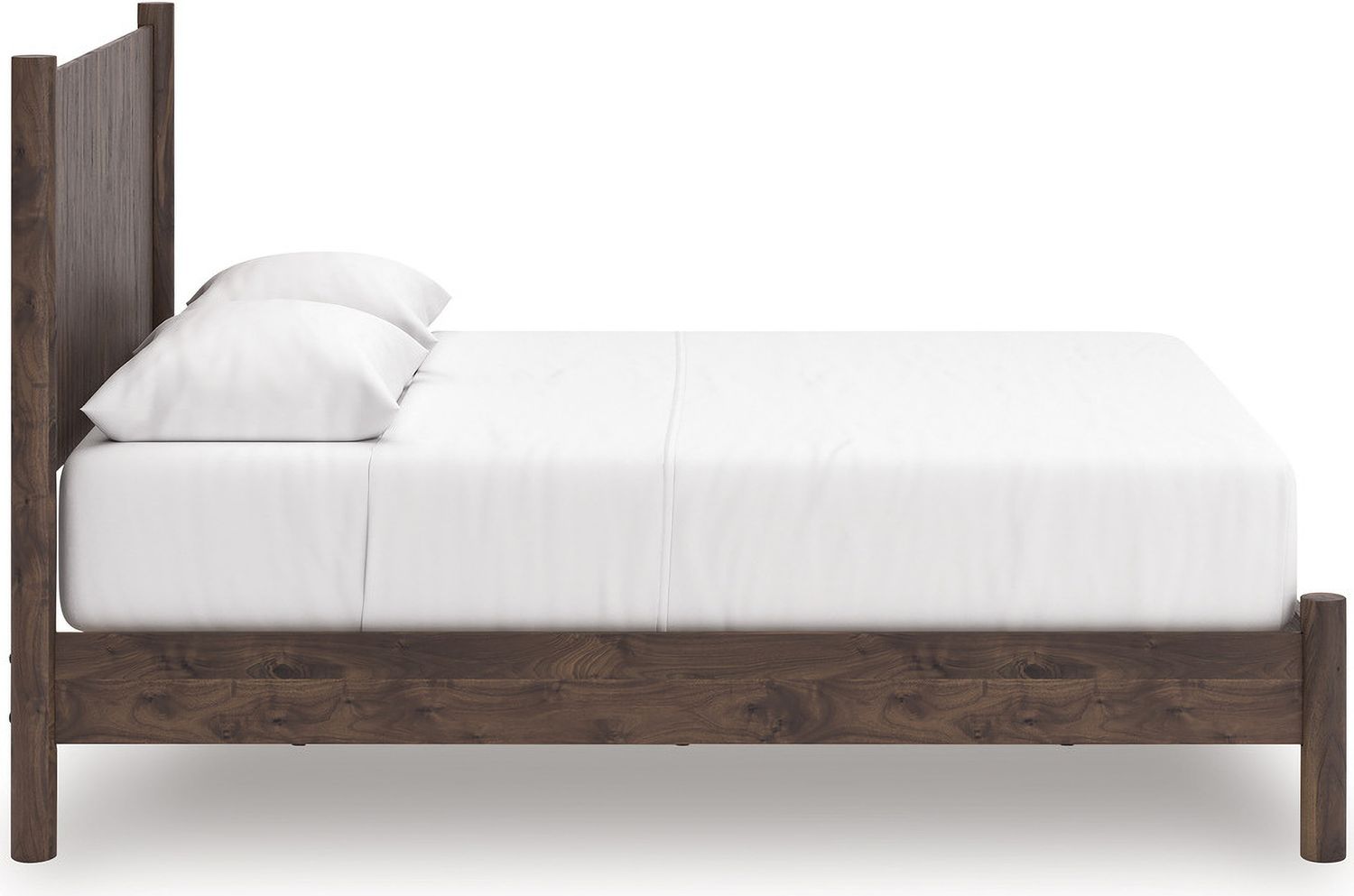Symarro Queen Panel Platform Bed In Brown NCB2614B6