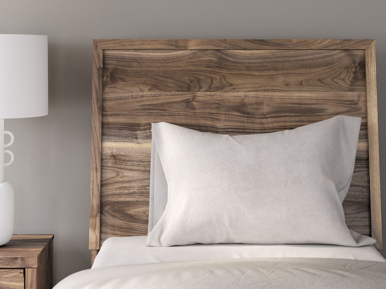 Darcalli Twin Panel Headboard In Brown NCB336753