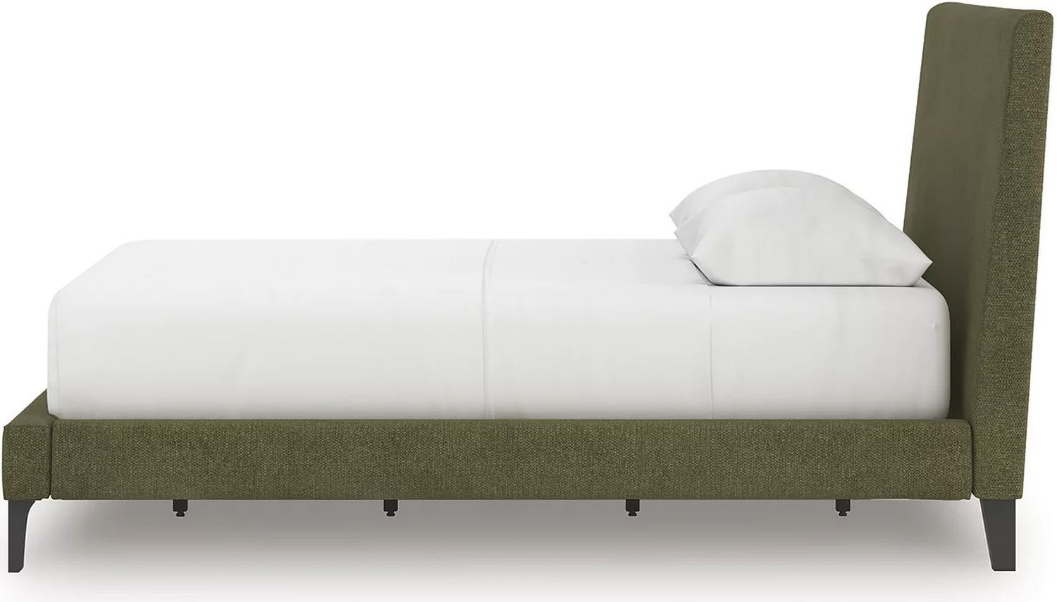 Darcalli Full Upholstered Bed with Roll Slats In Sage Green NCB336772