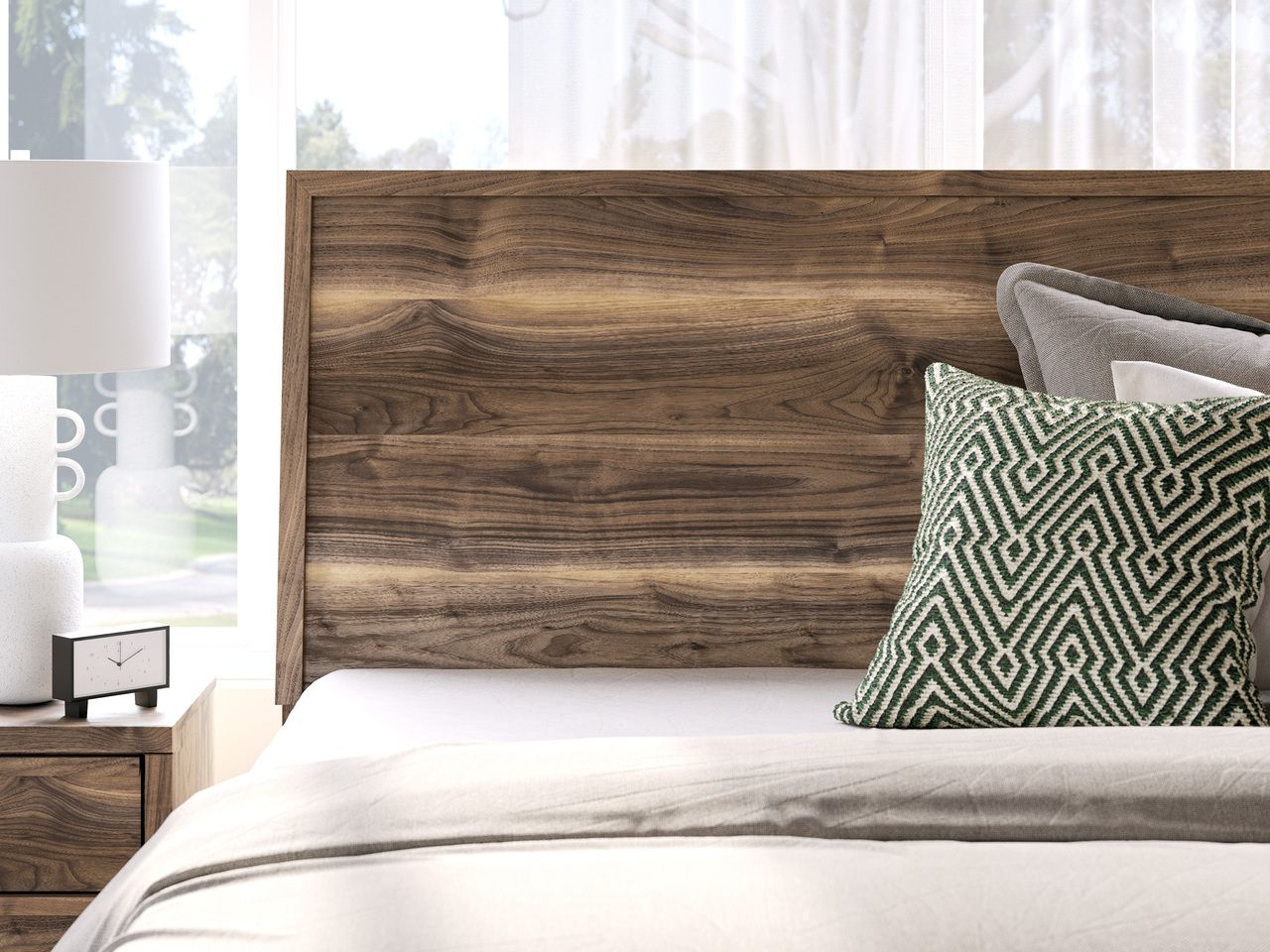 Darcalli King Panel Bed In Brown NCB3367B13