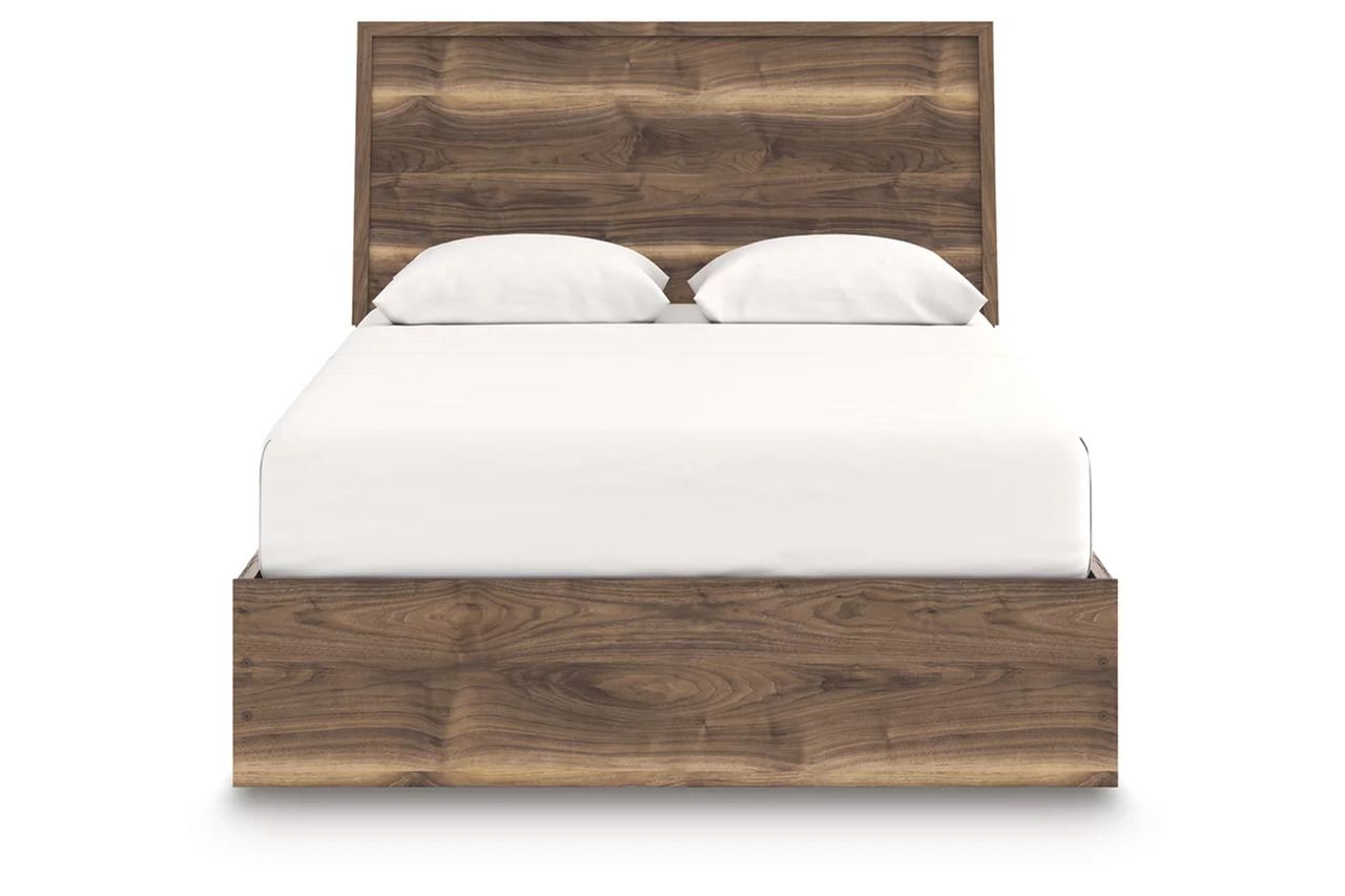 Darcalli Queen Panel Bed In Brown NCB3367B2