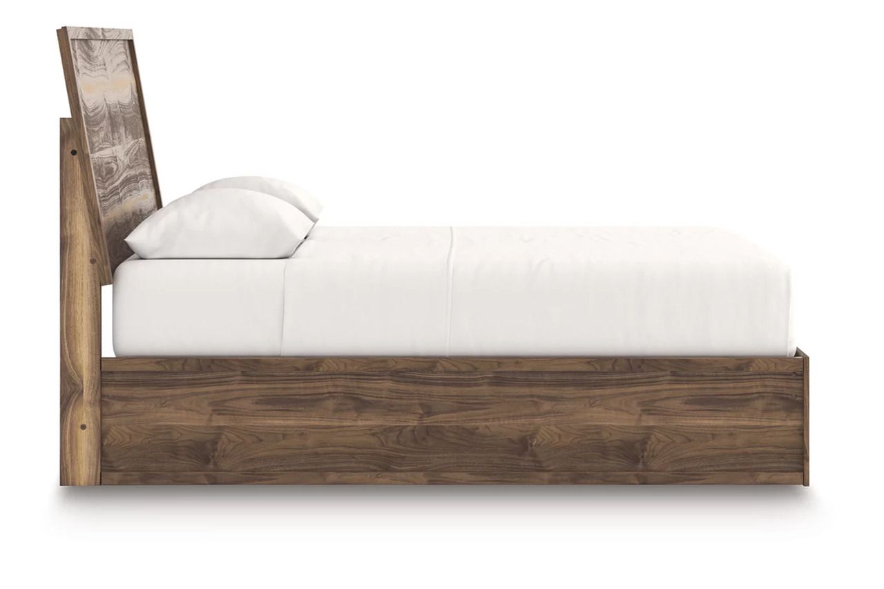 Darcalli Queen Panel Bed In Brown NCB3367B2