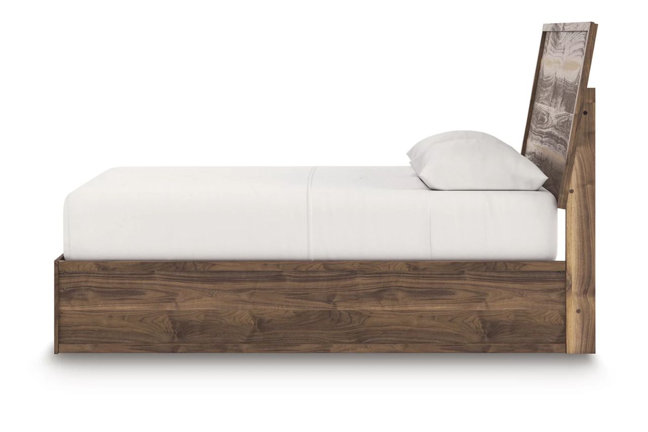 Darcalli Queen Panel Bed In Brown NCB3367B2