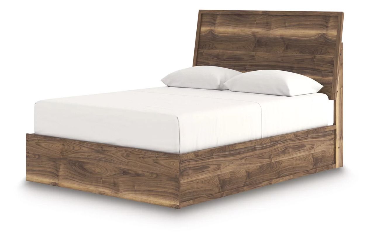 Darcalli Queen Panel Bed In Brown NCB3367B2