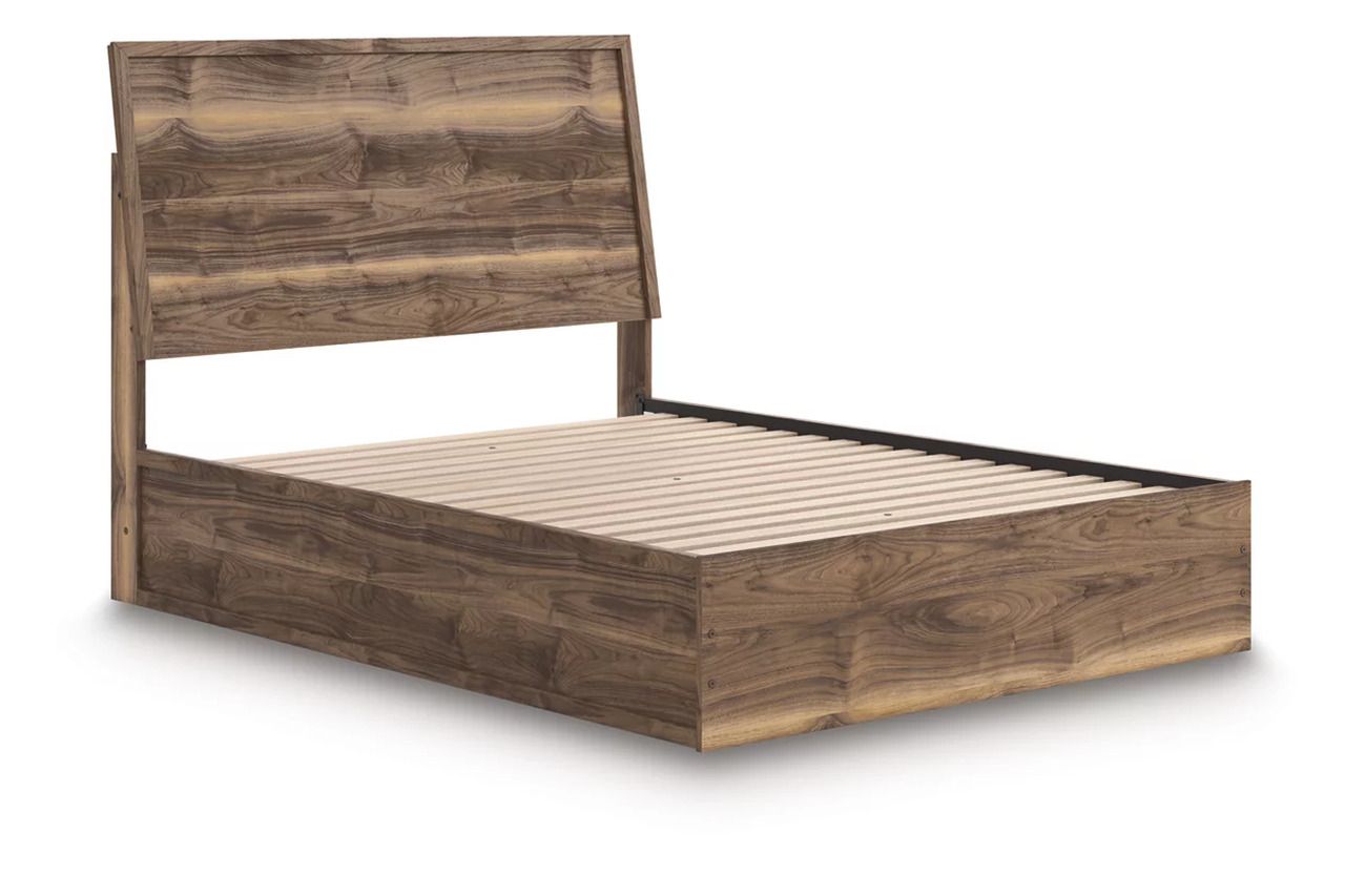 Darcalli Queen Panel Bed In Brown NCB3367B2