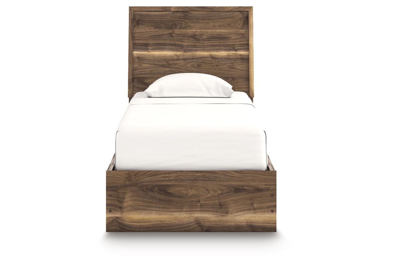 Darcalli Twin Panel Bed In Brown NCB3367B21