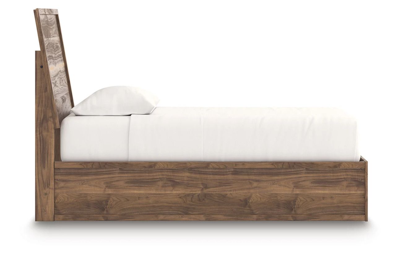 Darcalli Twin Panel Bed In Brown NCB3367B21