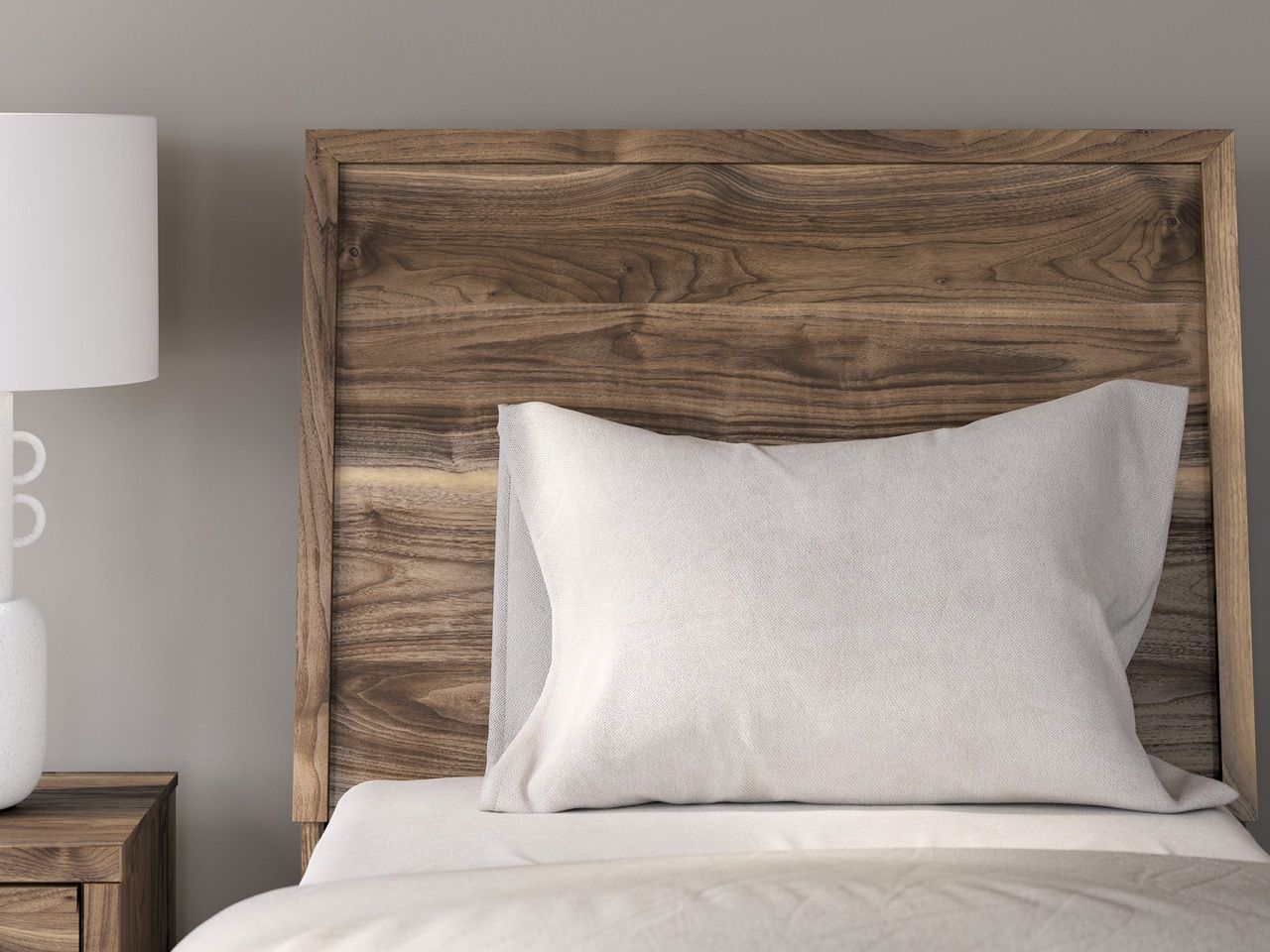 Darcalli Twin Panel Bed In Brown NCB3367B21