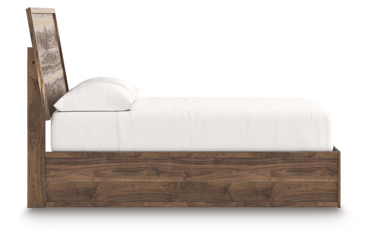 Darcalli Full Panel Bed In Brown NCB3367B22