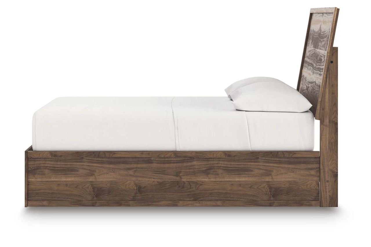 Darcalli Full Panel Bed In Brown NCB3367B22