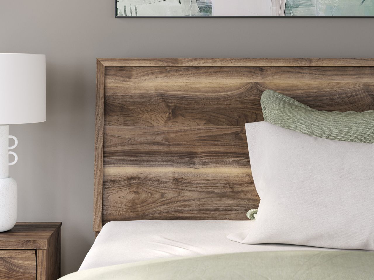 Darcalli Full Panel Bed In Brown NCB3367B22