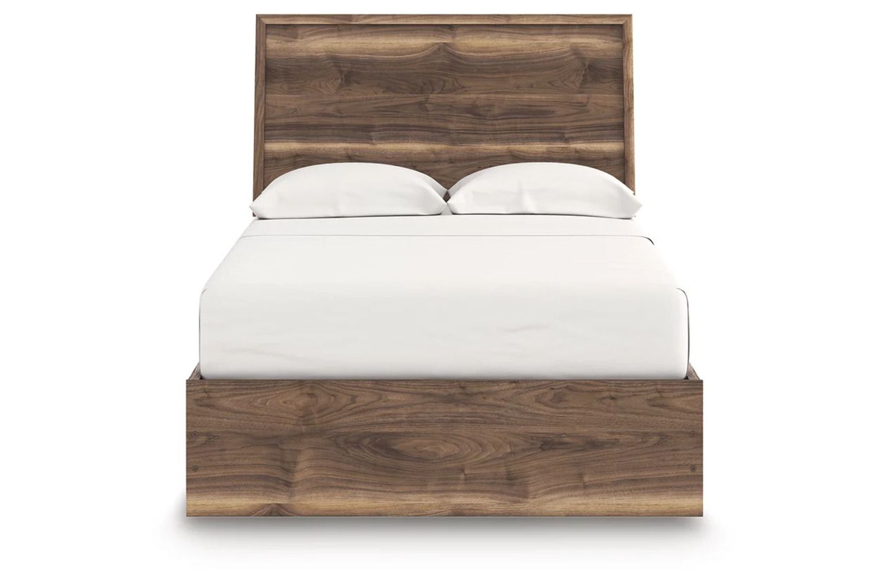 Darcalli Full Panel Bed with Storage In Brown NCB3367B28