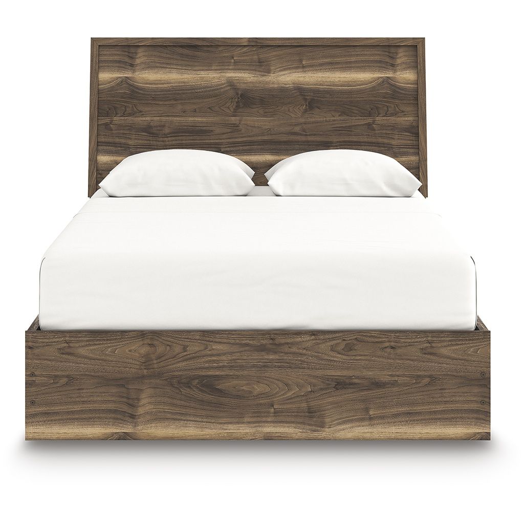 Darcalli Queen Panel Bed with Storage In Brown NCB3367B4
