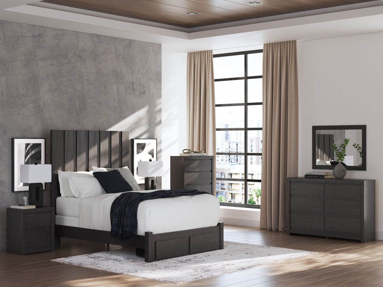 Candanew Dresser In Charcoal NCB337031