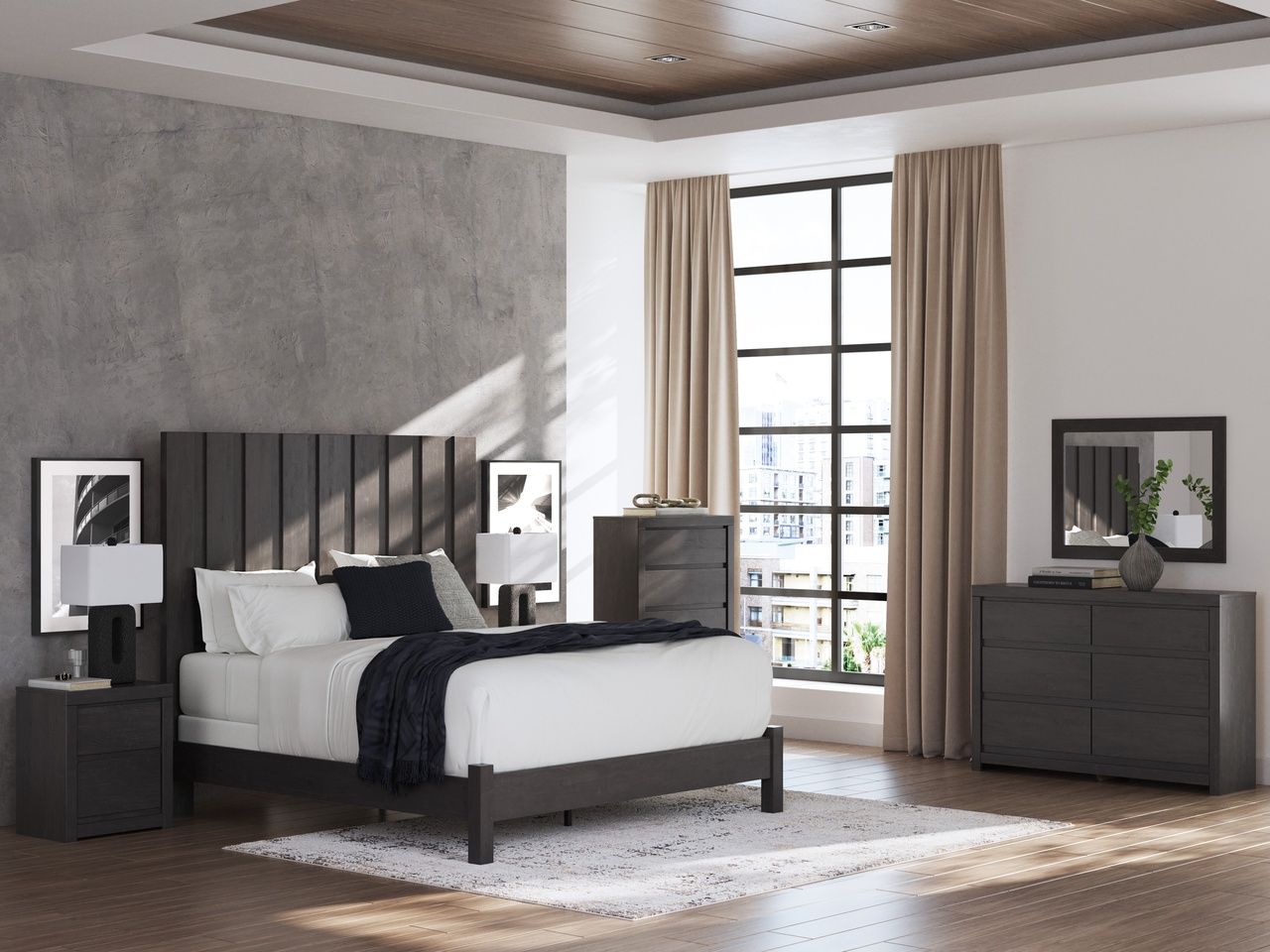 Candanew Dresser In Charcoal NCB337031