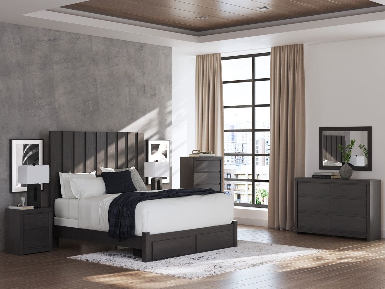 Candanew Dresser In Charcoal NCB337031
