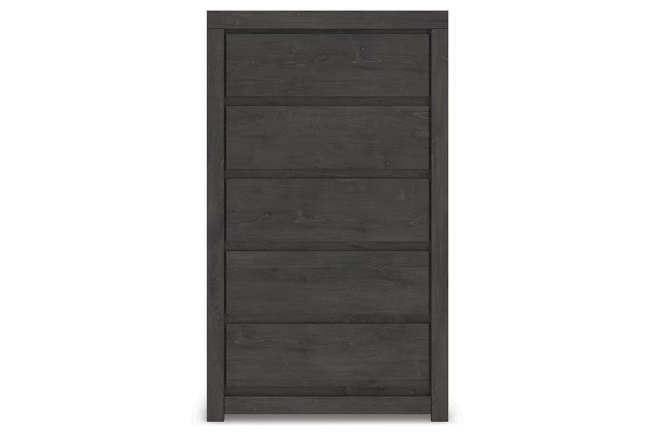 Candanew Chest of Drawers In Charcoal NCB337046