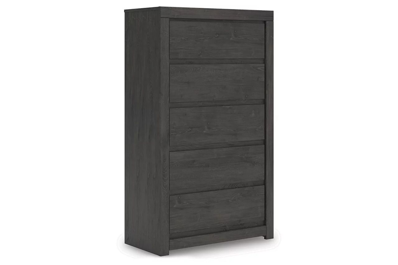 Candanew Chest of Drawers In Charcoal NCB337046