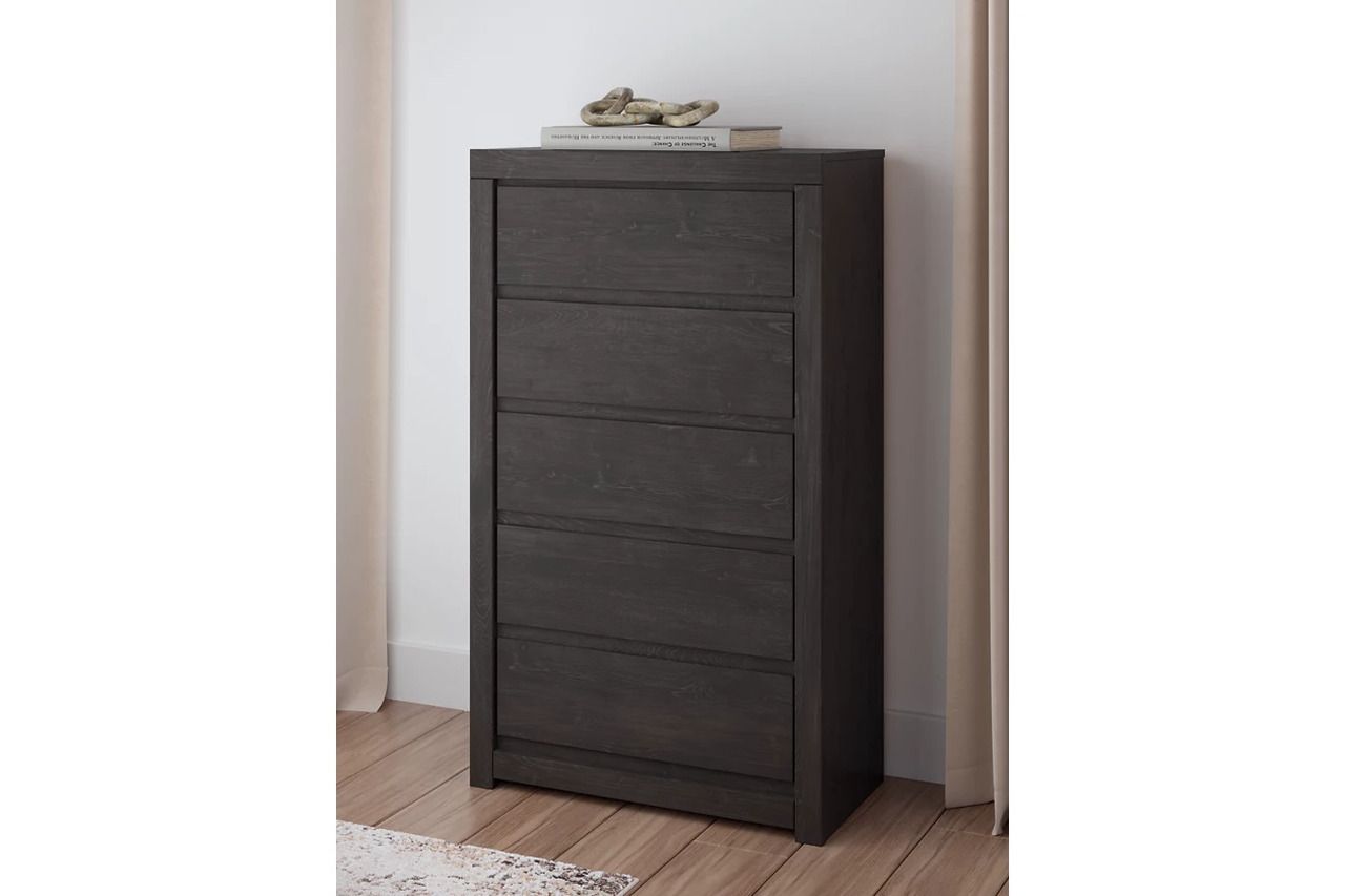 Candanew Chest of Drawers In Charcoal NCB337046