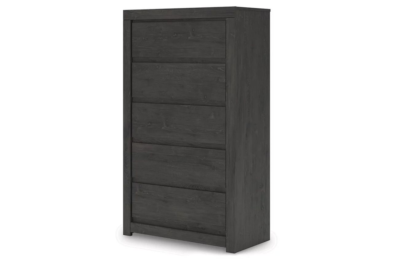 Candanew Chest of Drawers In Charcoal NCB337046