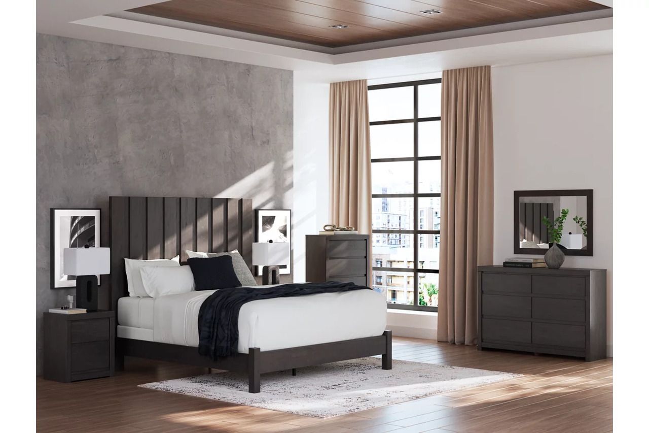 Candanew Chest of Drawers In Charcoal NCB337046