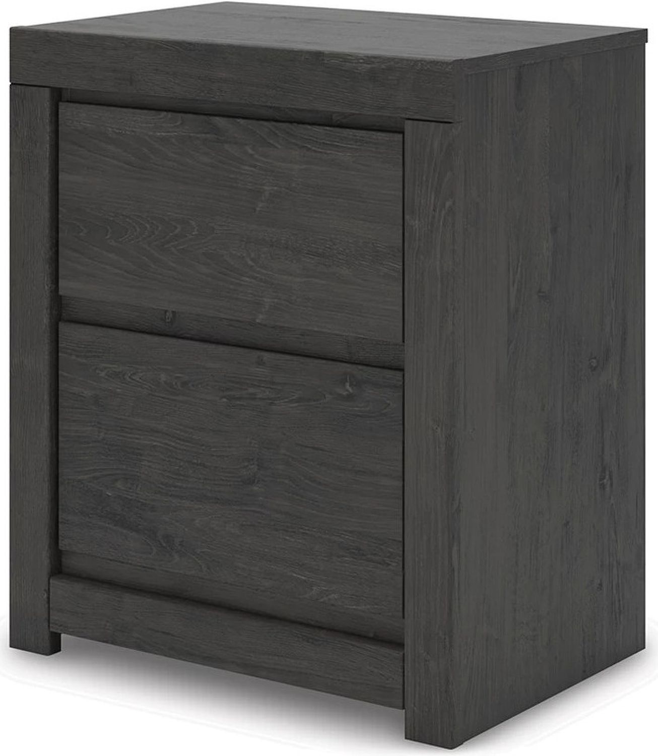Candanew Nightstand In Charcoal NCB337092