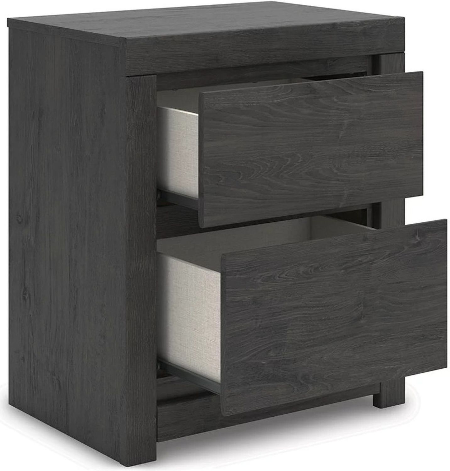 Candanew Nightstand In Charcoal NCB337092