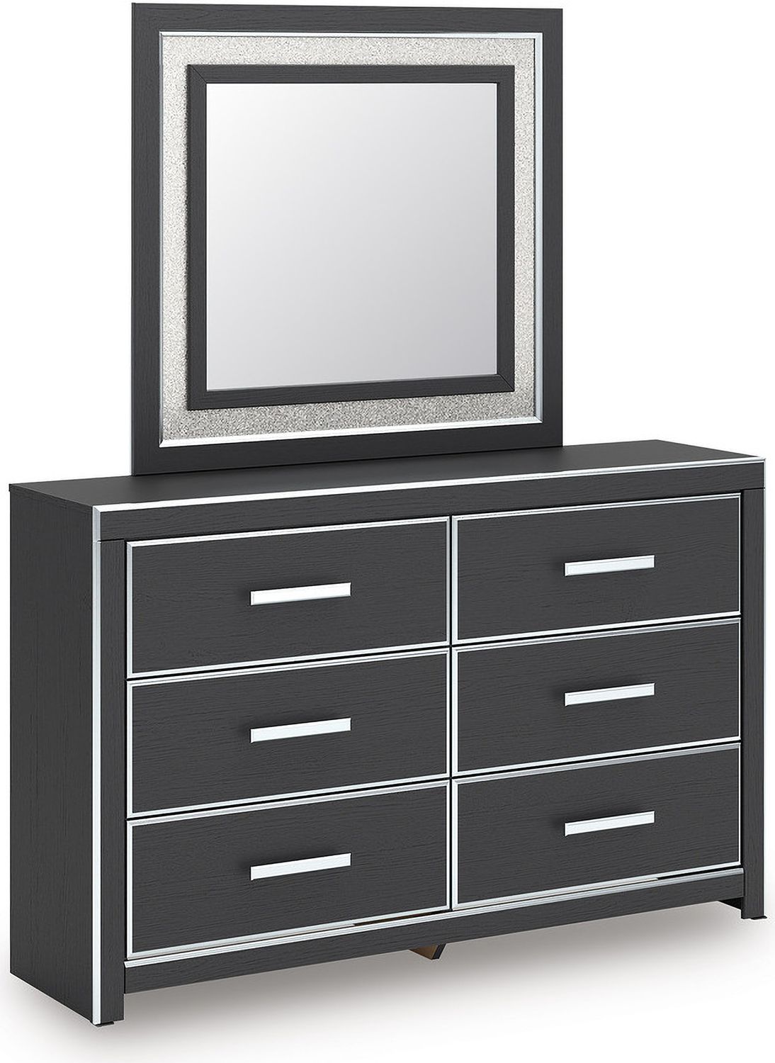 Ravalori Bedroom Mirror In Black NCB338036