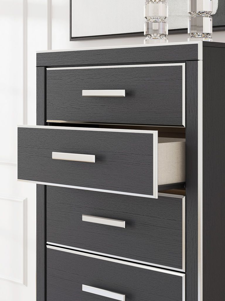 Ravalori Chest of Drawers In Black NCB338046