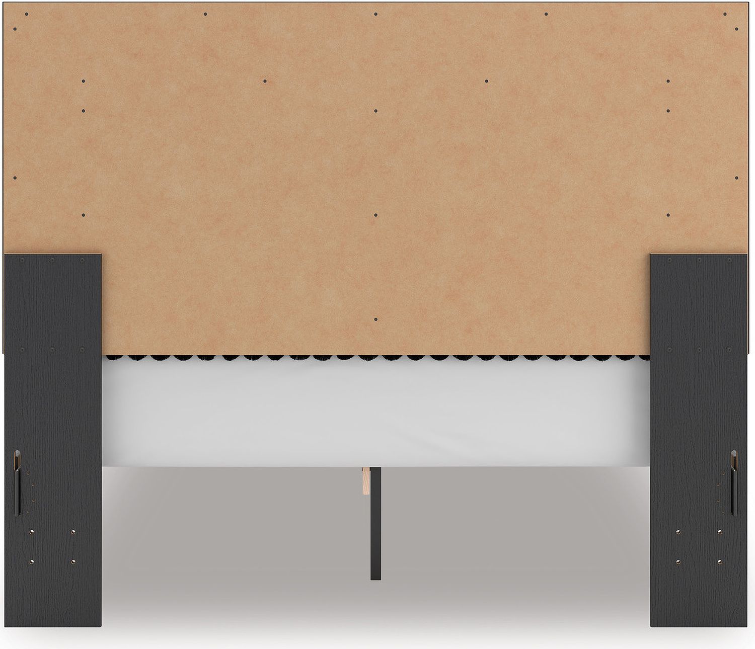Ravalori Queen Upholstered Panel Headboard In Black NCB338057