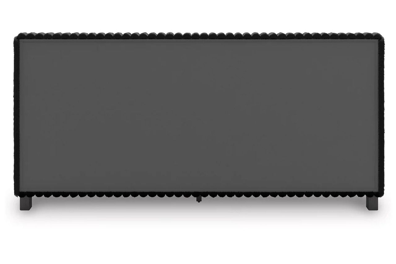 Ravalori California King Upholstered Bed In Black NCB3380B14
