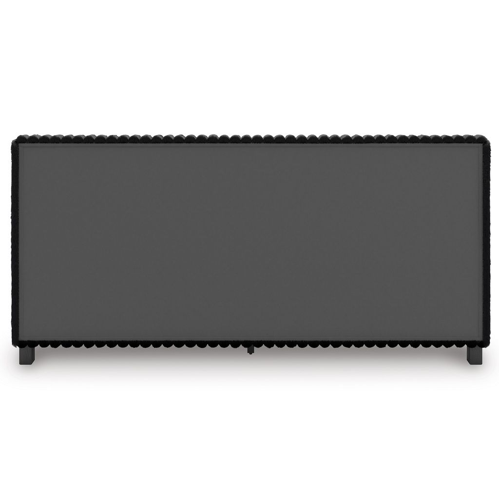 Ravalori California King Upholstered Bed In Black NCB3380B14