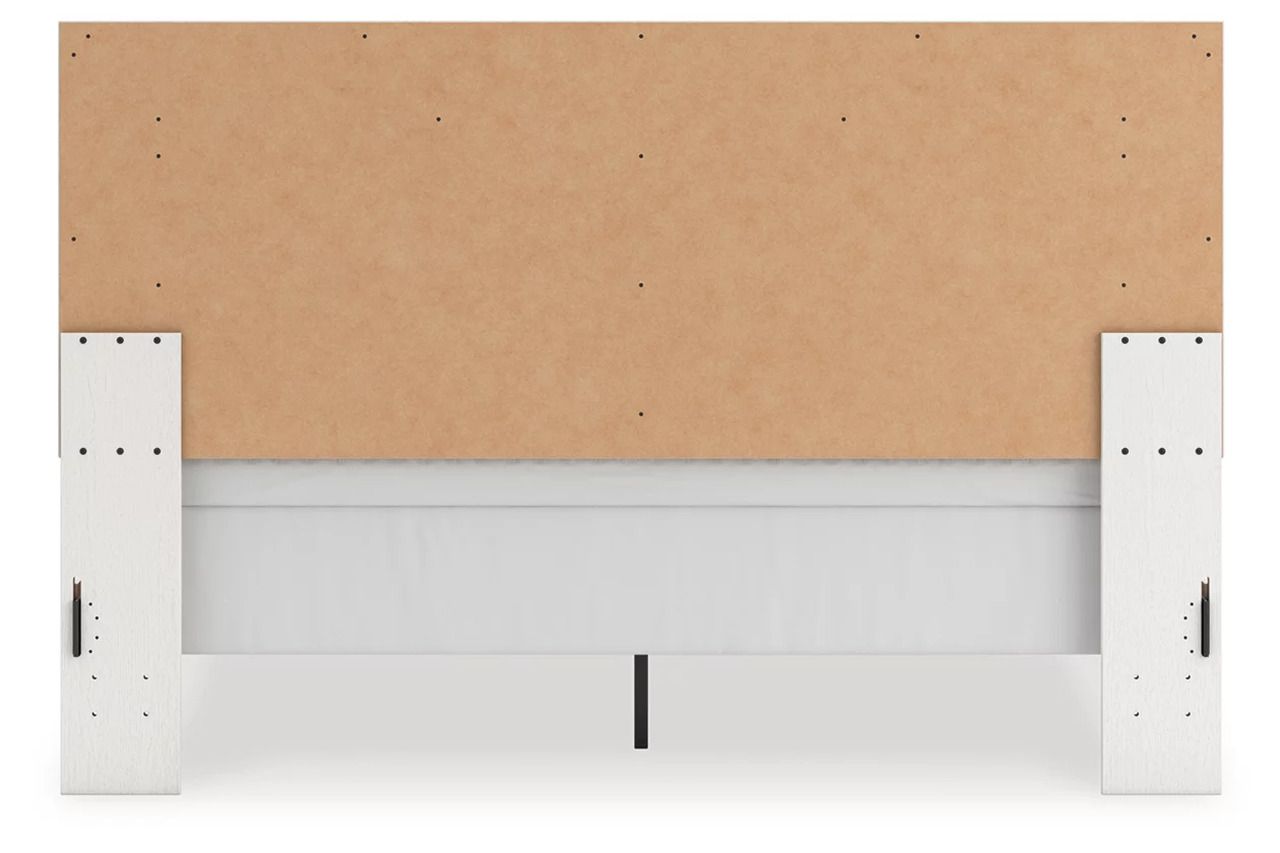 Ravalori King Upholstered Panel Bed In White NCB3381B10