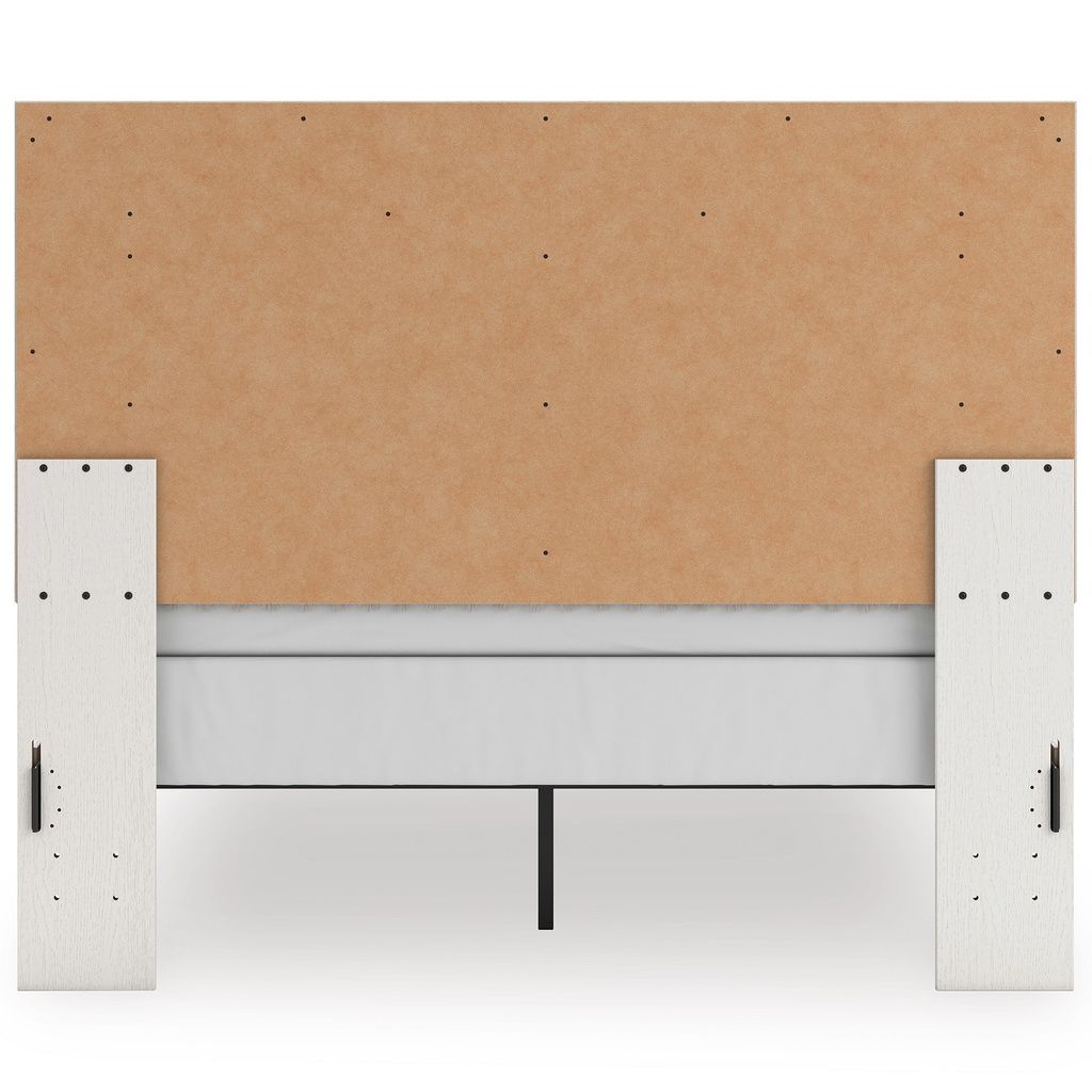 Ravalori King Upholstered Panel Bed In White NCB3381B10
